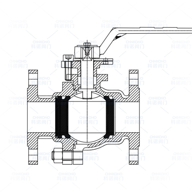 硬密封国标法兰球阀