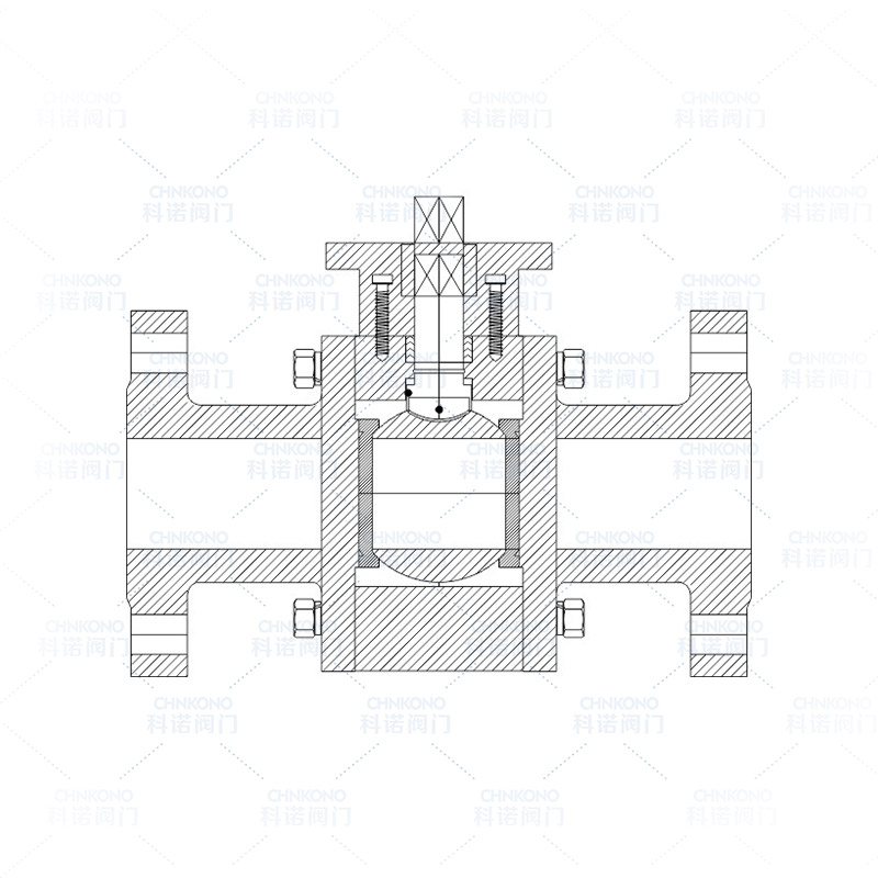 软密封锻钢（自由锻）法兰球阀