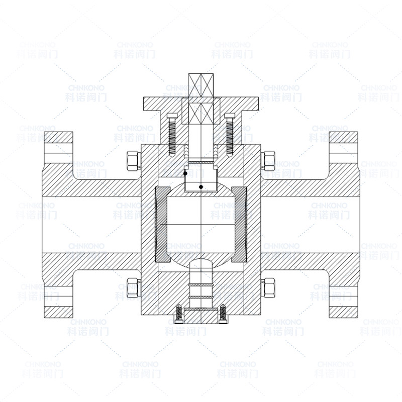 硬密封锻钢（自由锻）法兰球阀