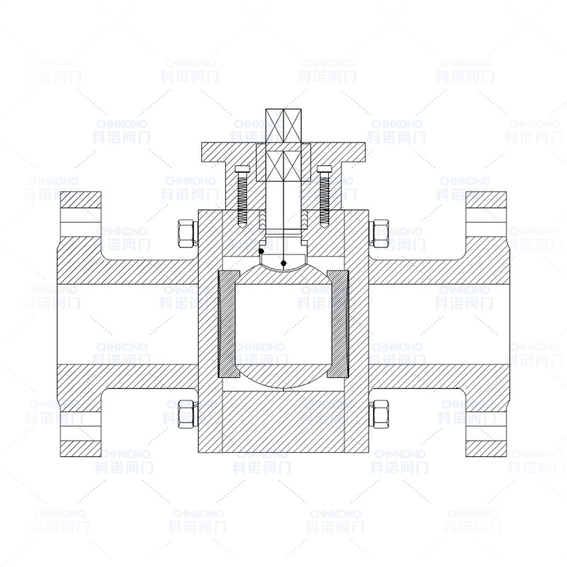 硬密封锻钢（自由锻）法兰球阀