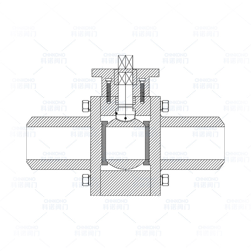 高压锻钢对焊式焊接球阀