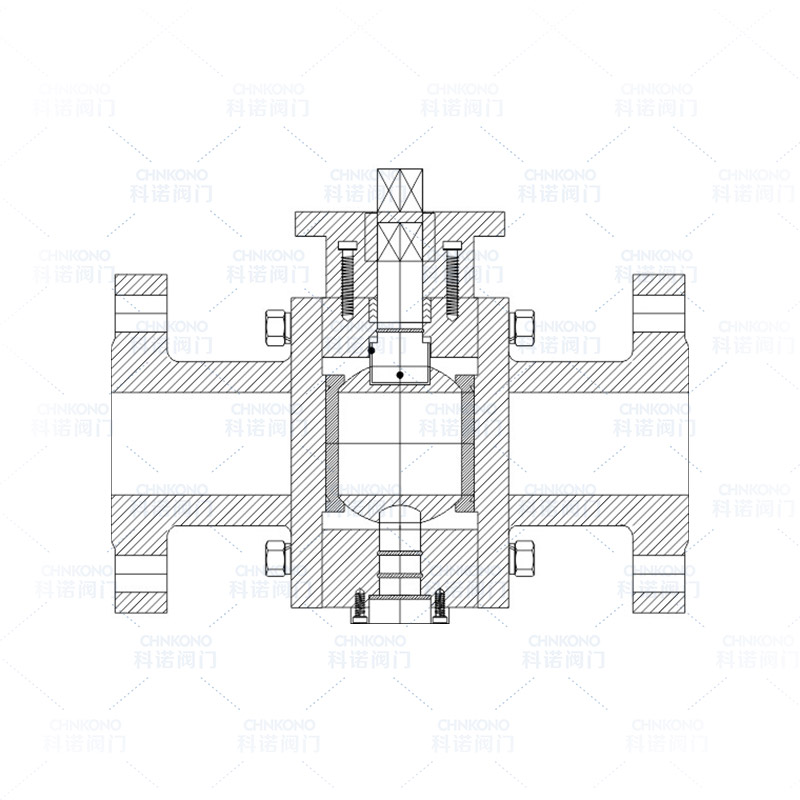 软密封锻钢（自由锻）法兰球阀